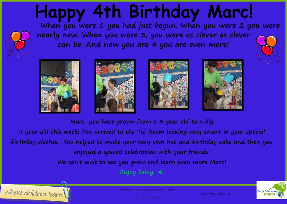 生日快乐 Marc! 3 九月 2014