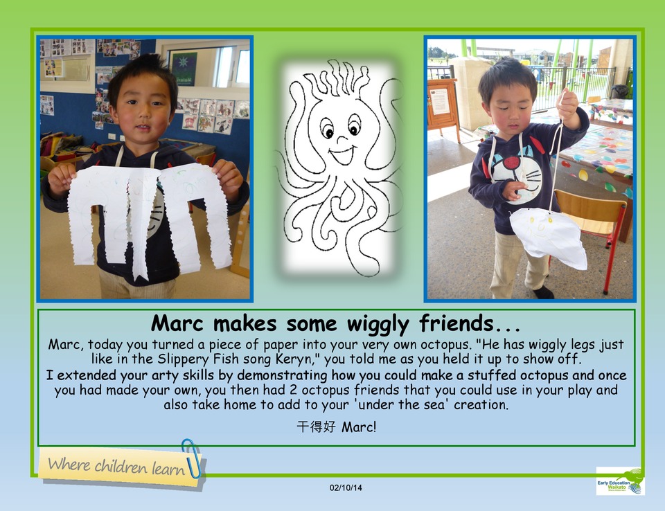 Marc’s octopus’ 2 十月 2014